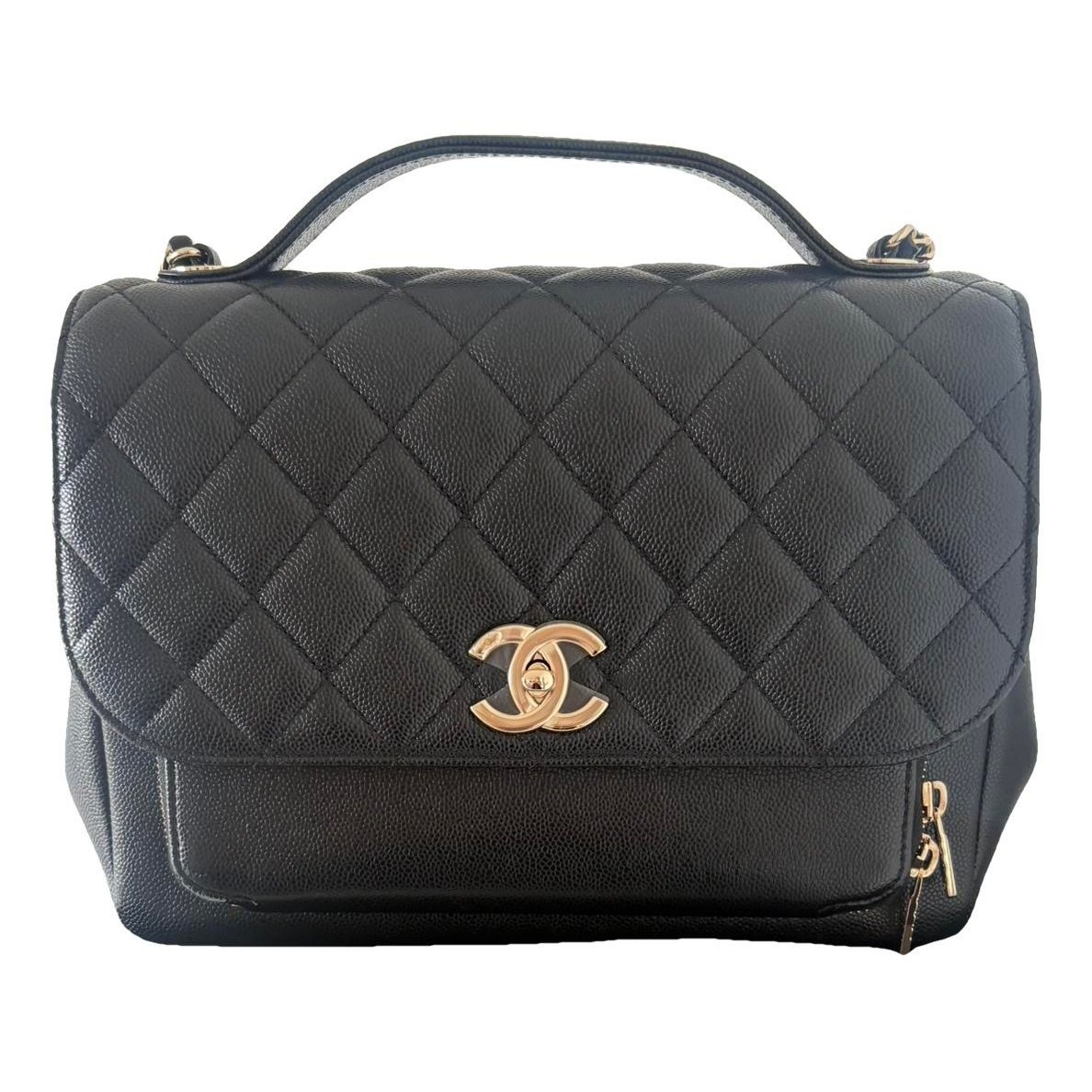 Business Affinity leather handbag