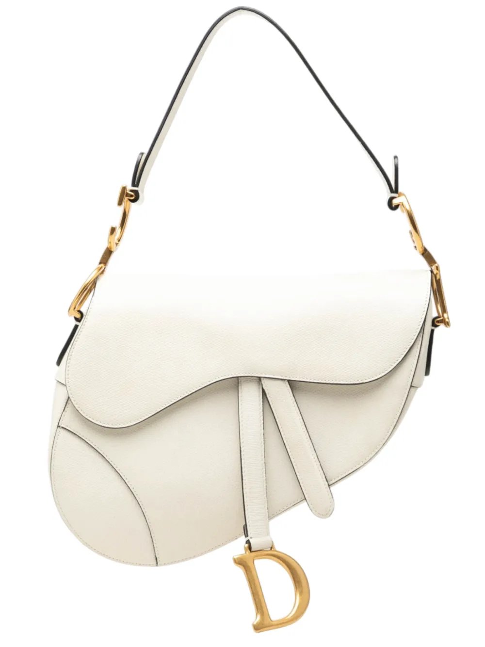 2020 Grained Calfskin Saddle Bag shoulder bag