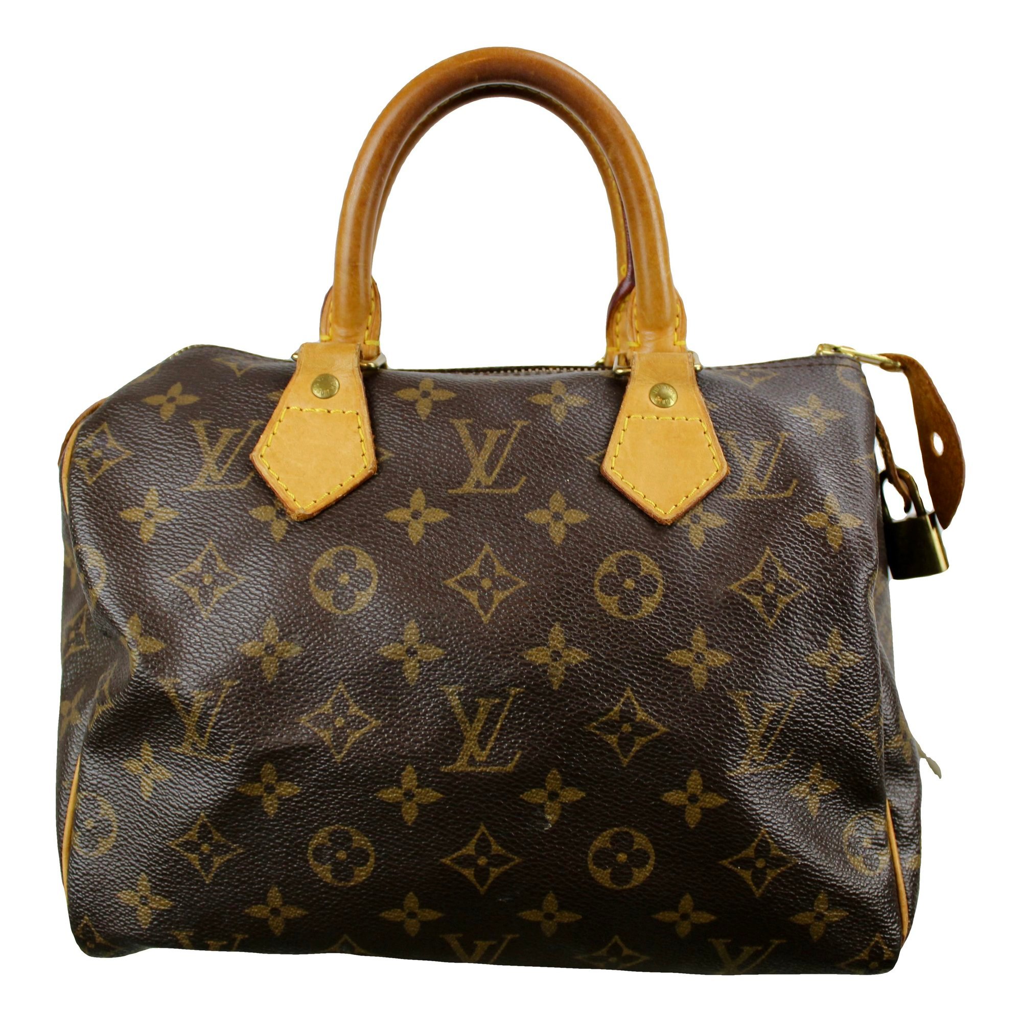 Speedy leather handbag