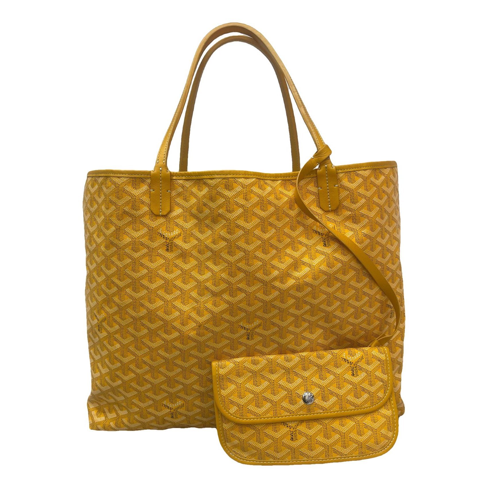 Goyard Saint-Louis leather handbag