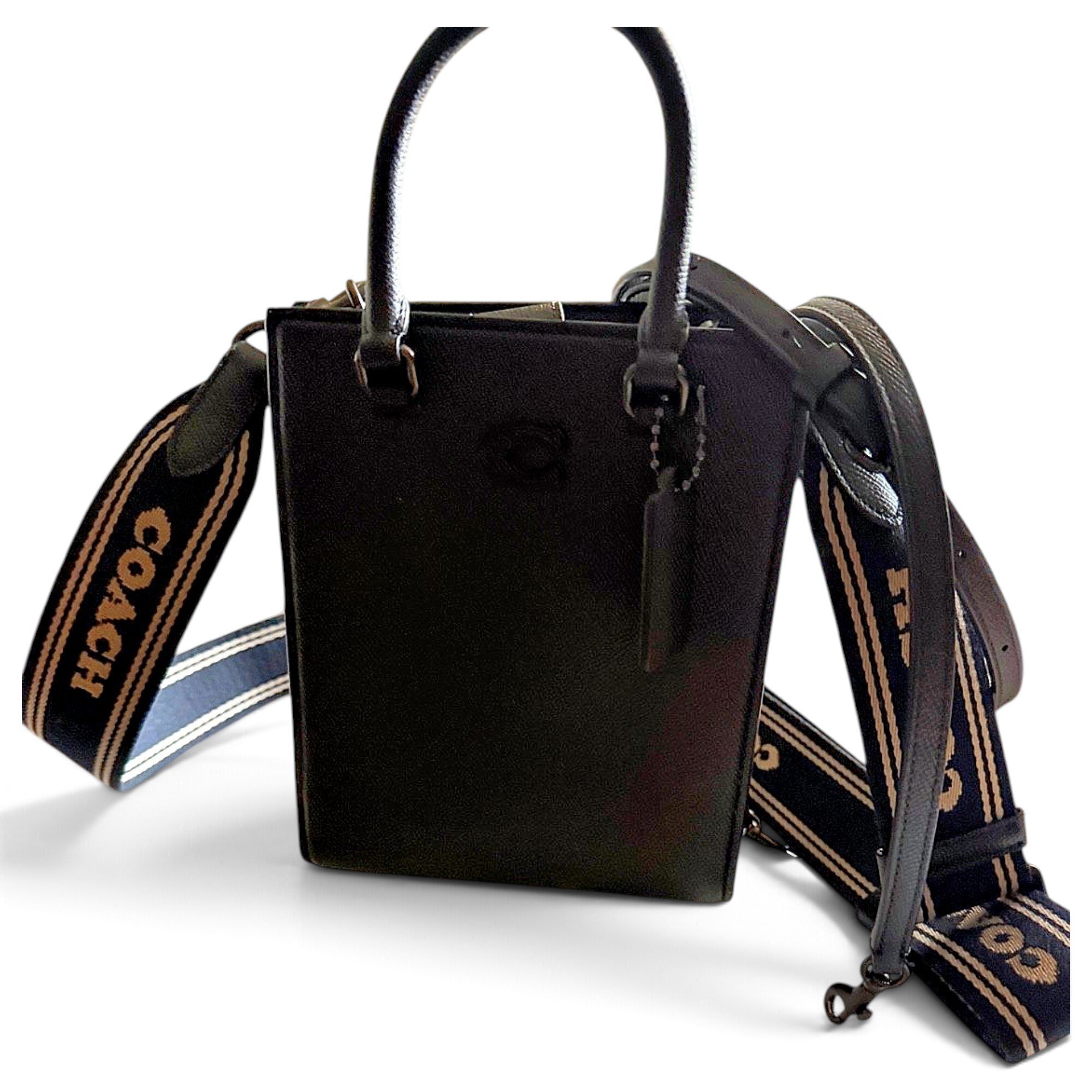Leather tote