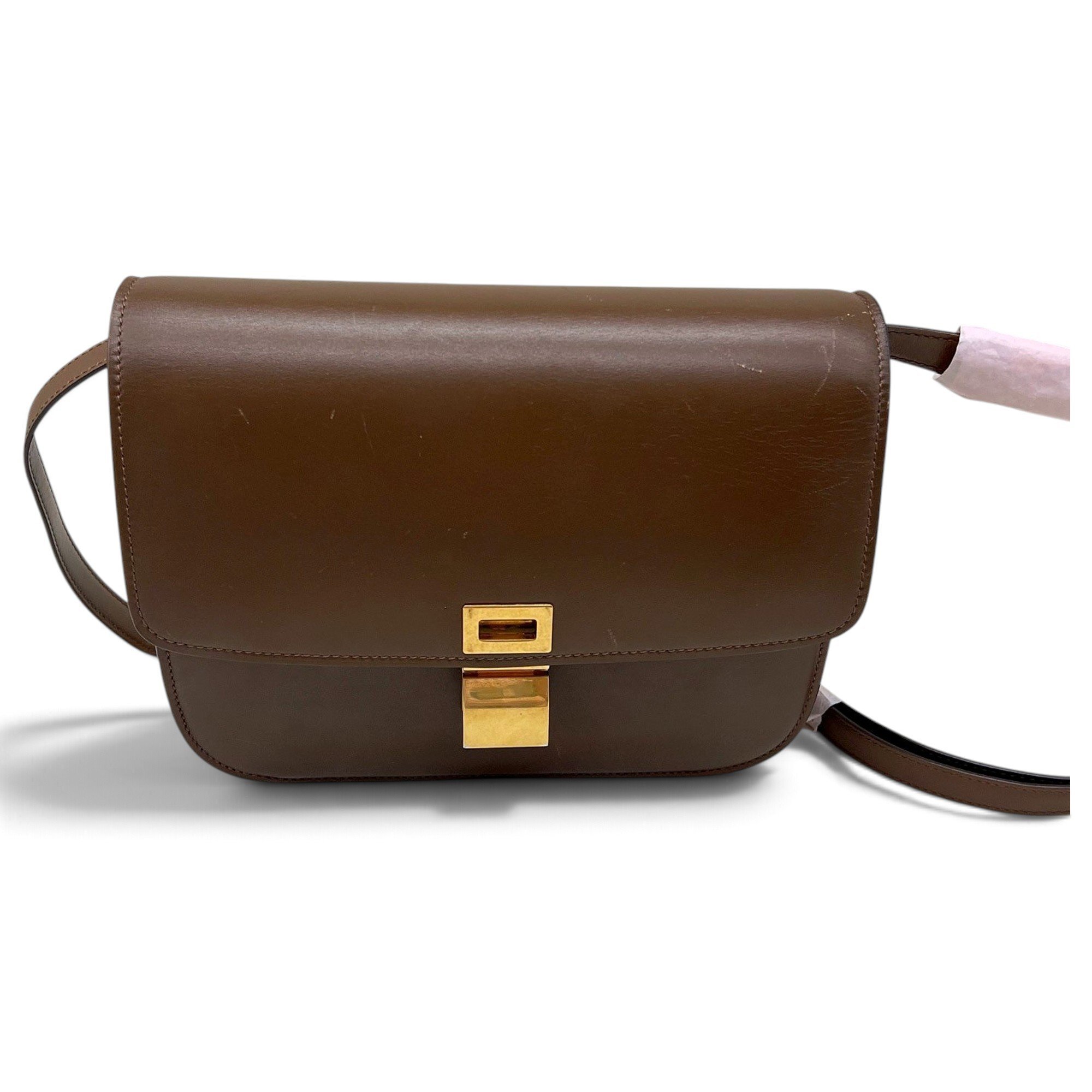 Classic leather crossbody bag