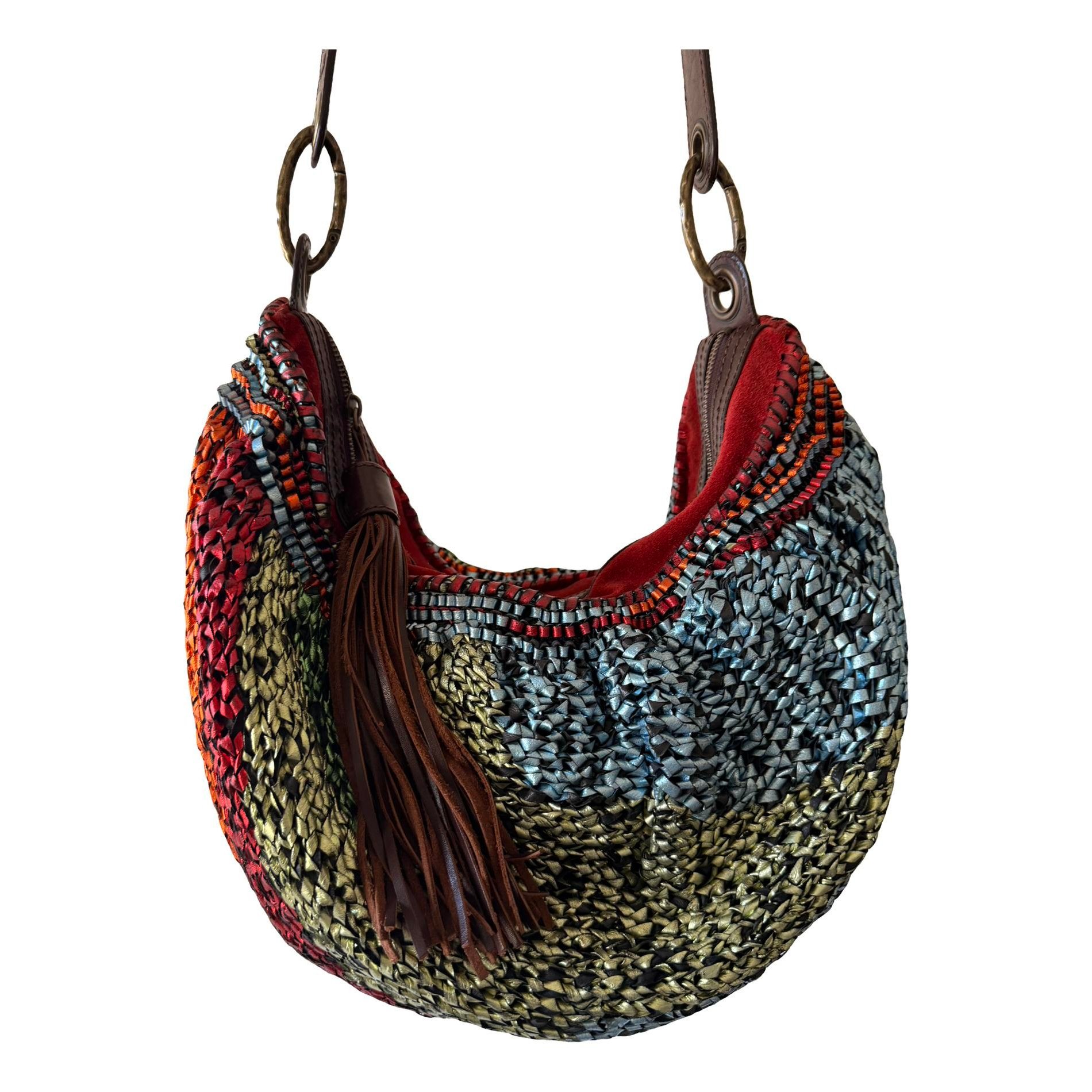 Leather handbag
