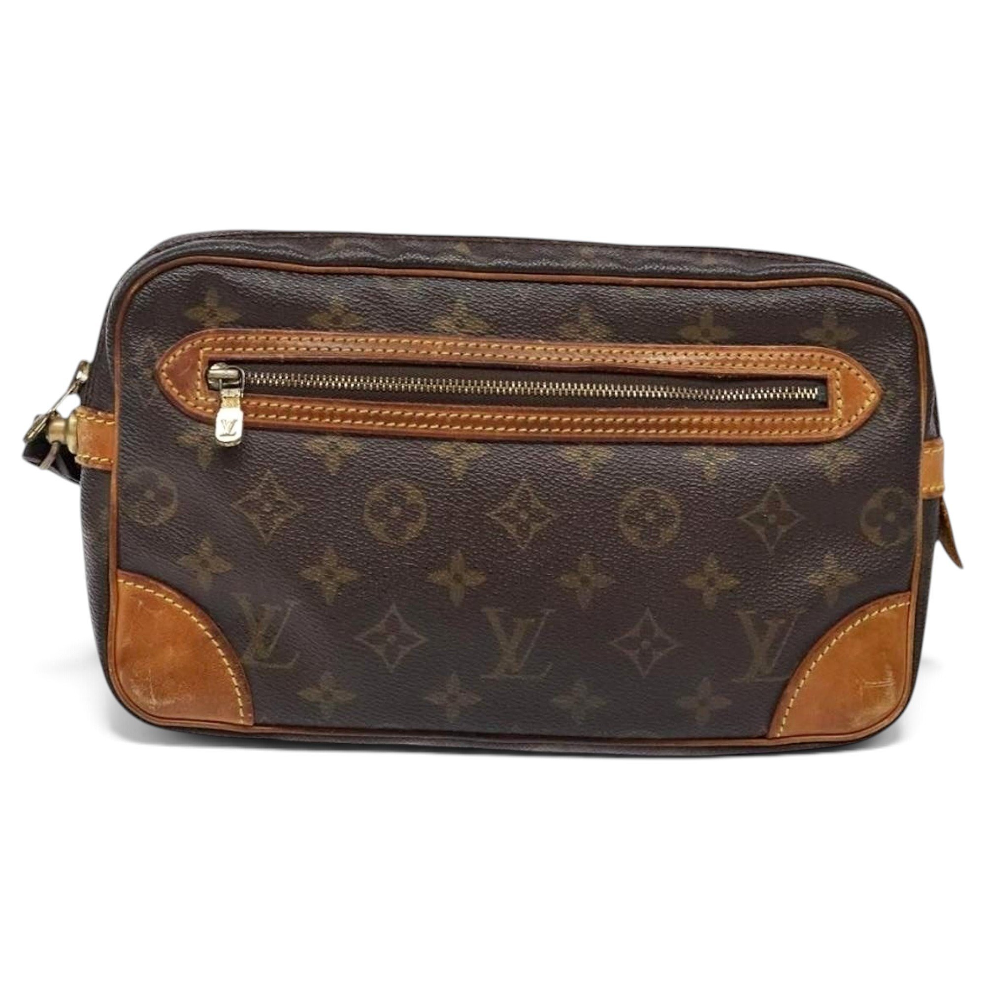 Marly Dragonne leather clutch bag