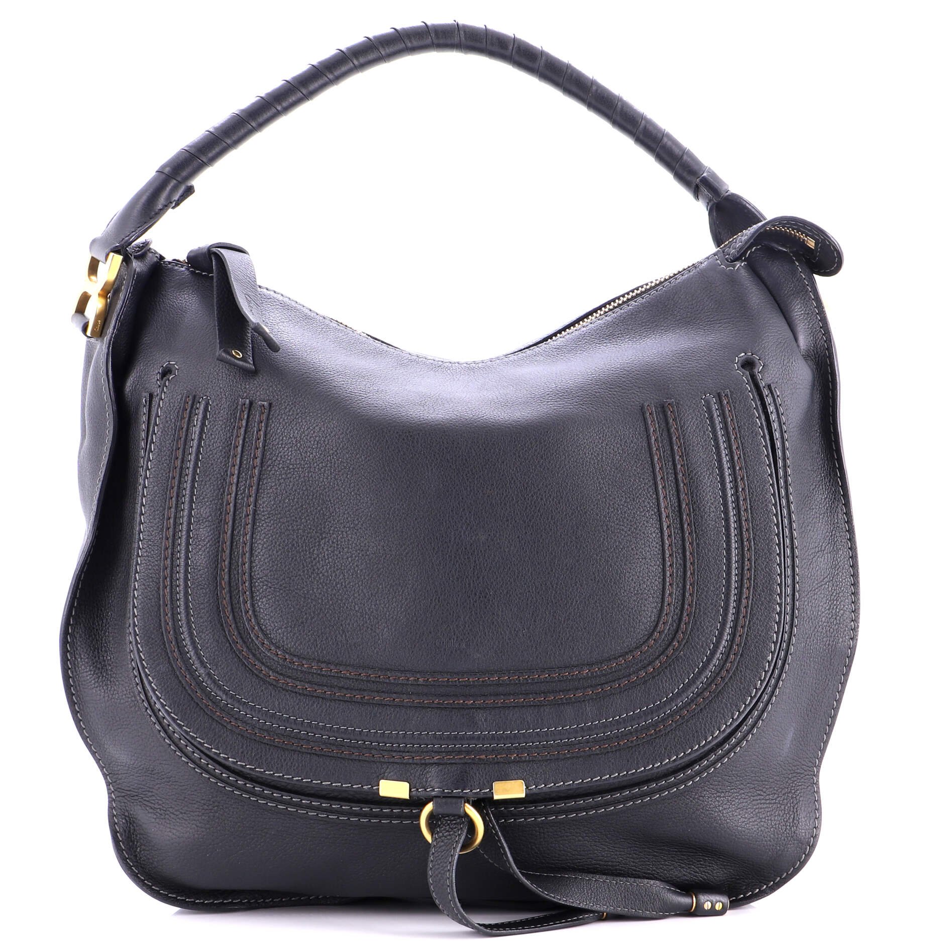 Chloe Marcie Hobo Leather Large