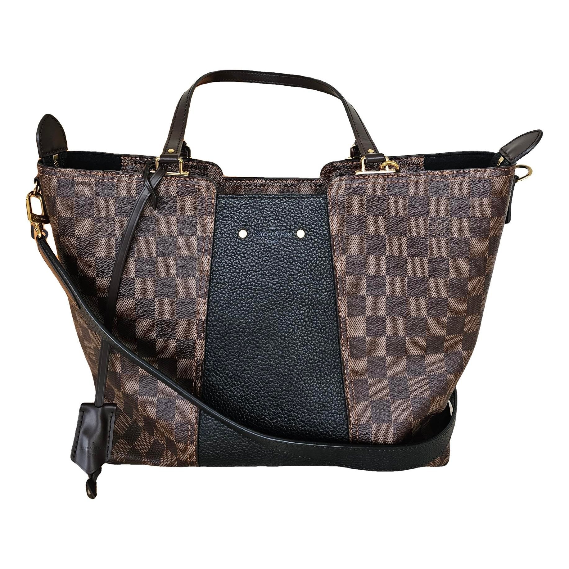 Jersey leather handbag