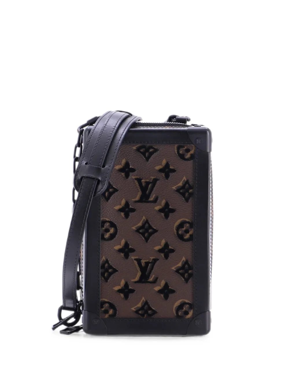 Vertical Soft Trunk Bag Monogram Tuffetage Canvas crossbody bag