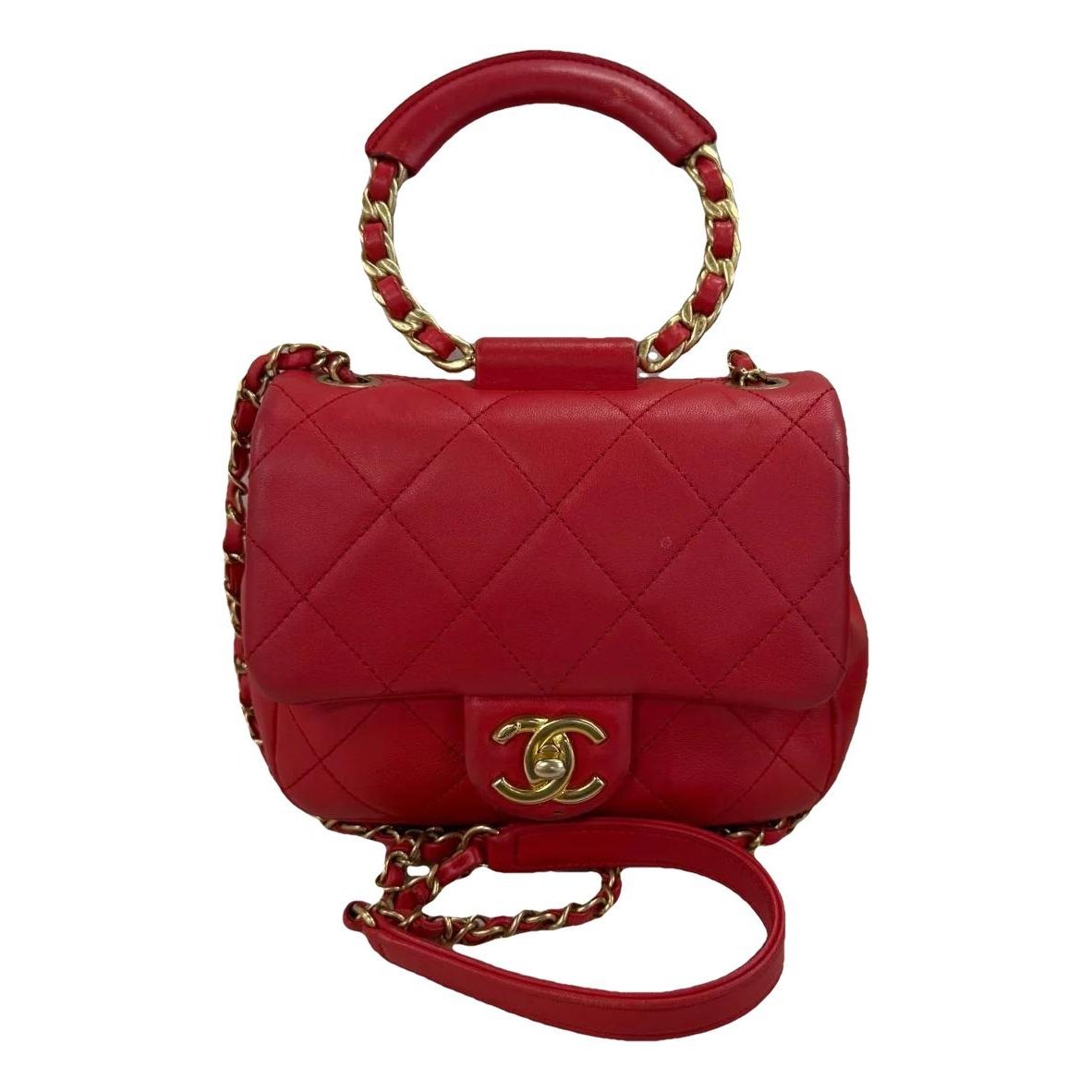 Leather handbag