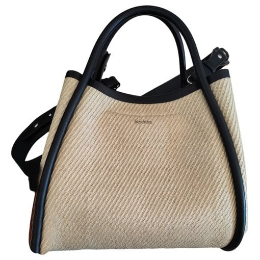 Marine leather tote