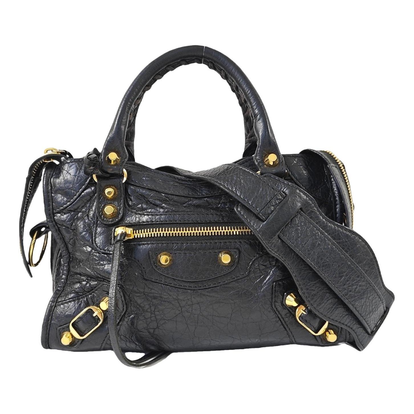 Leather handbag