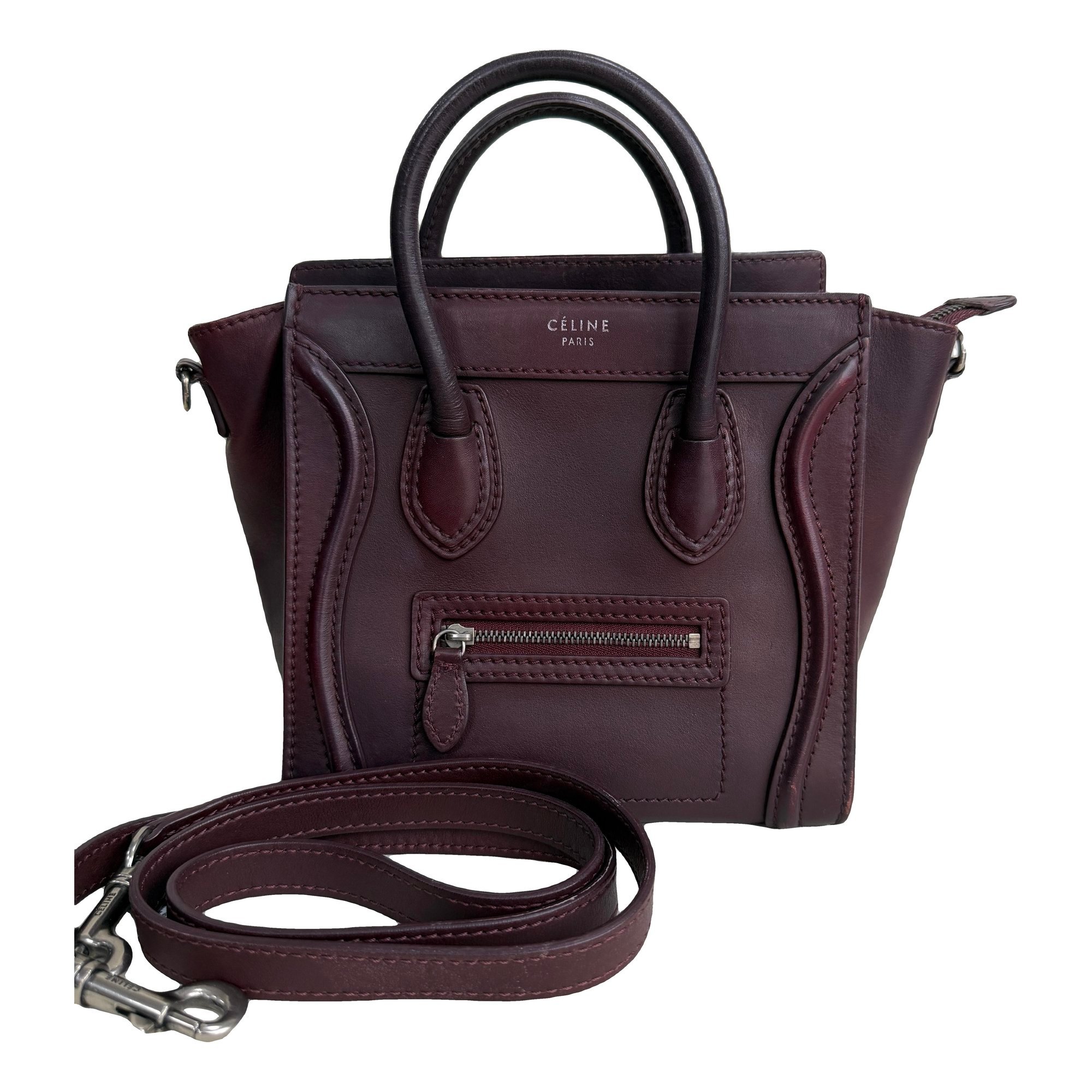Nano Luggage leather handbag