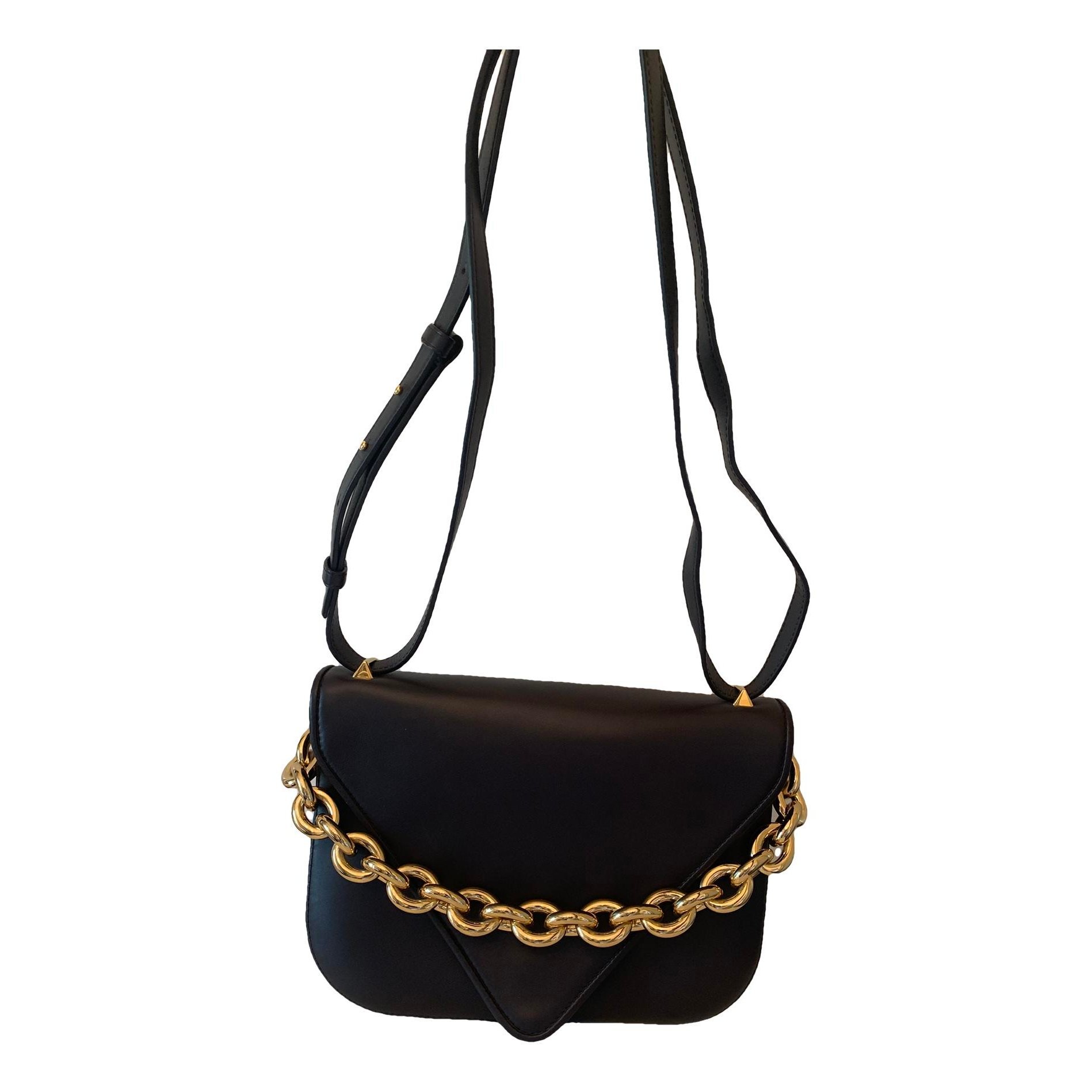 Mount leather crossbody bag
