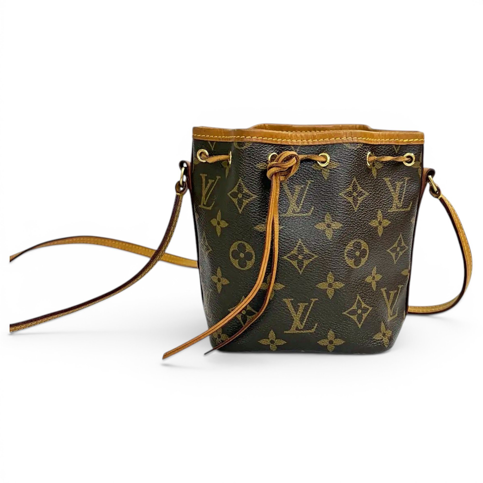 Nano Noé vinyl crossbody bag