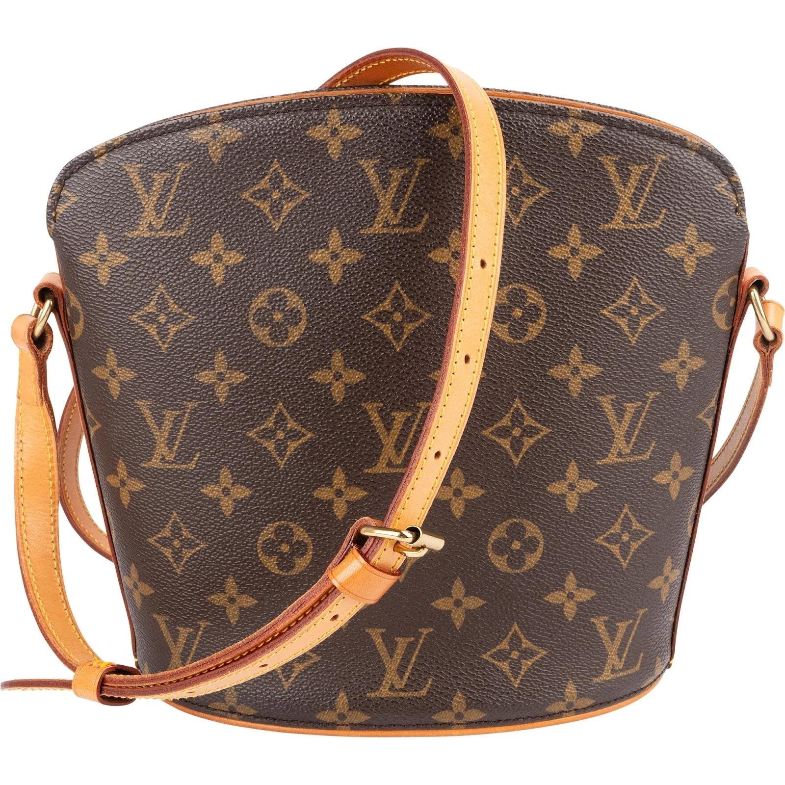 Drouot leather crossbody bag