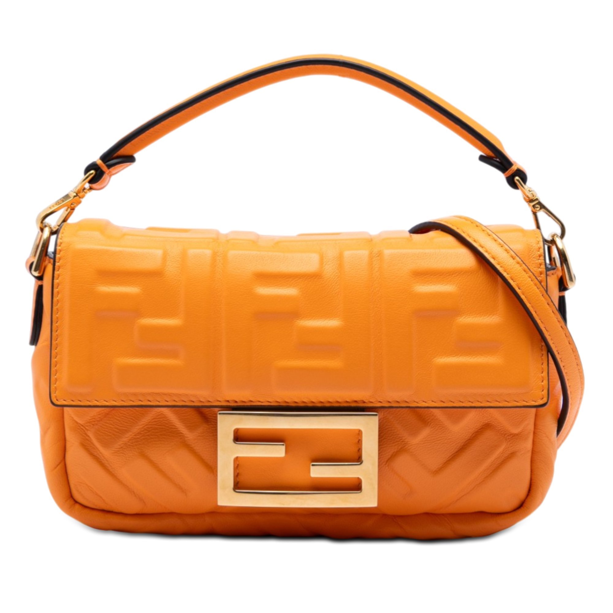 Baguette leather handbag