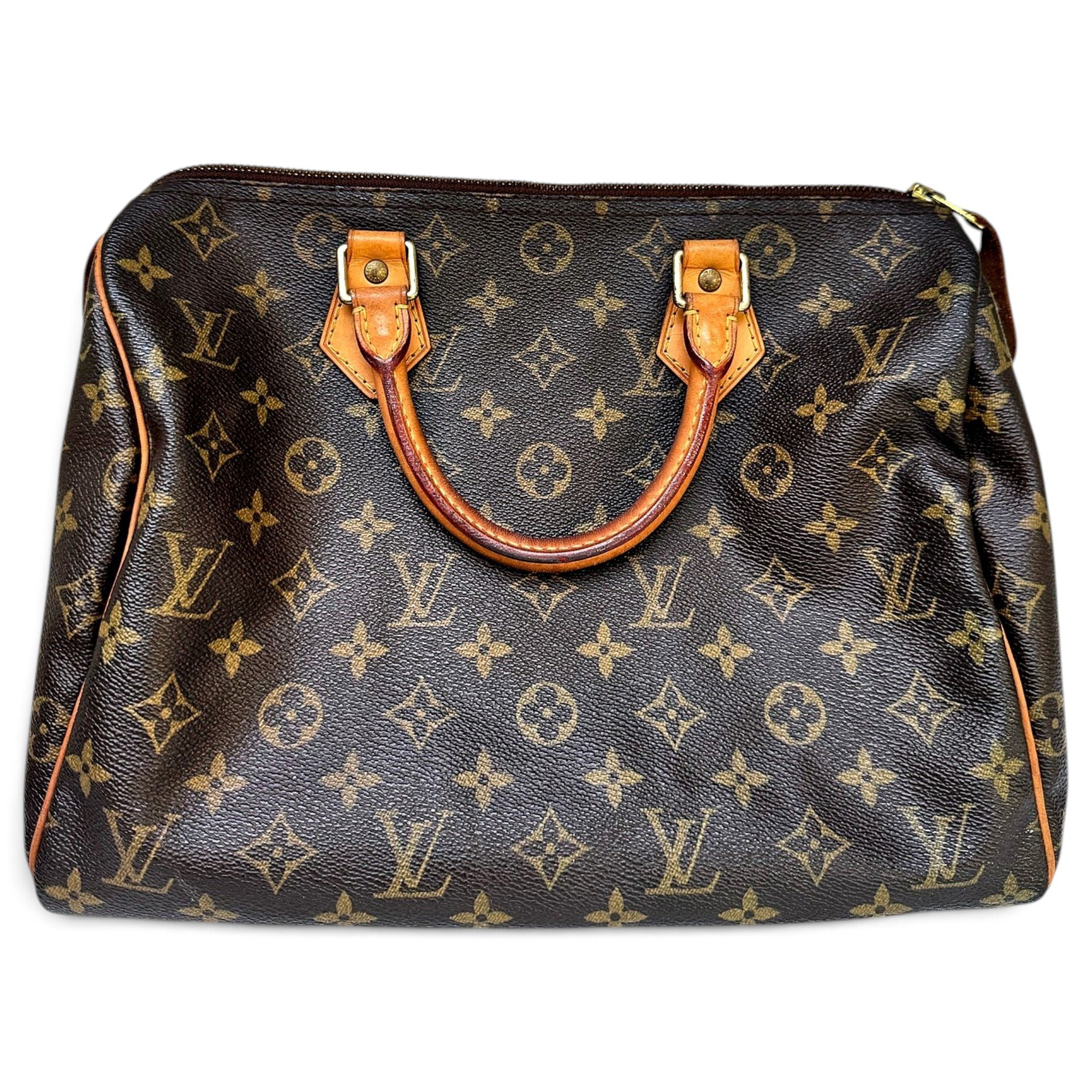 Speedy leather bowling bag