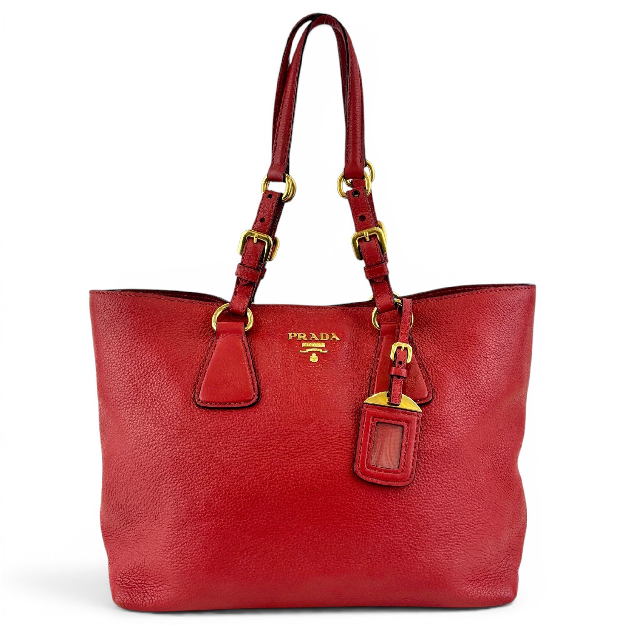 Leather tote