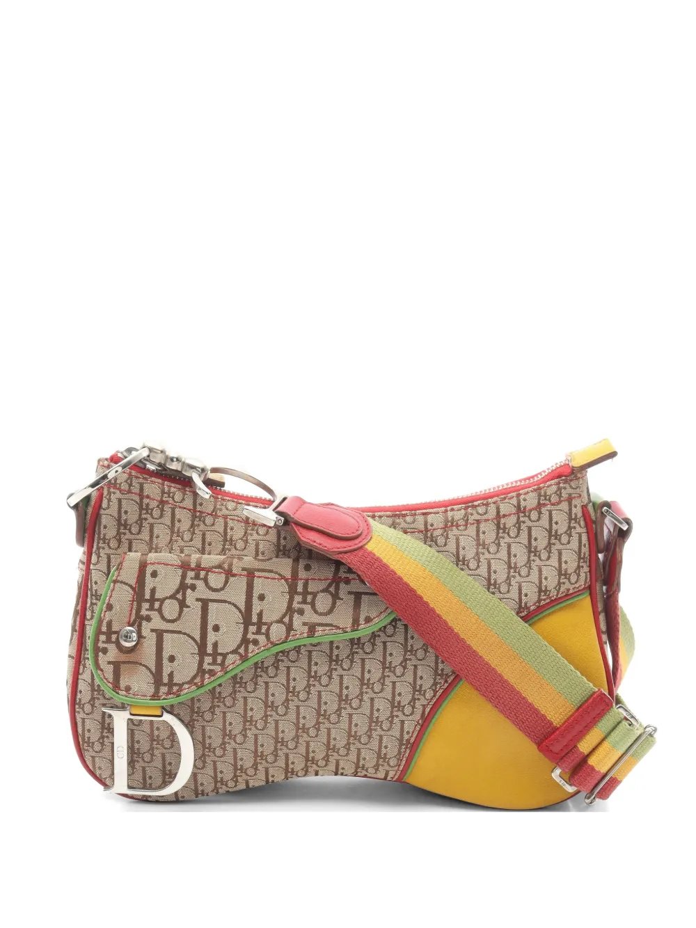 2000s Rasta Trotter Saddle crossbody bag