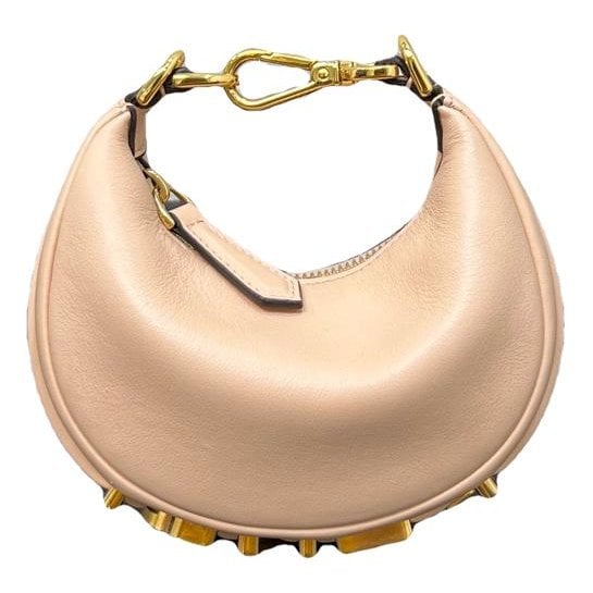 Fendigraphy leather handbag