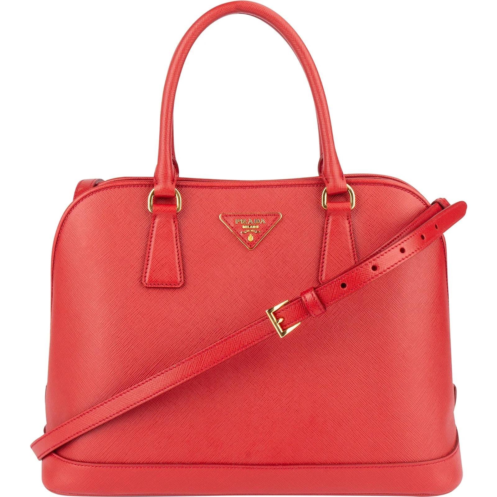 Promenade leather handbag