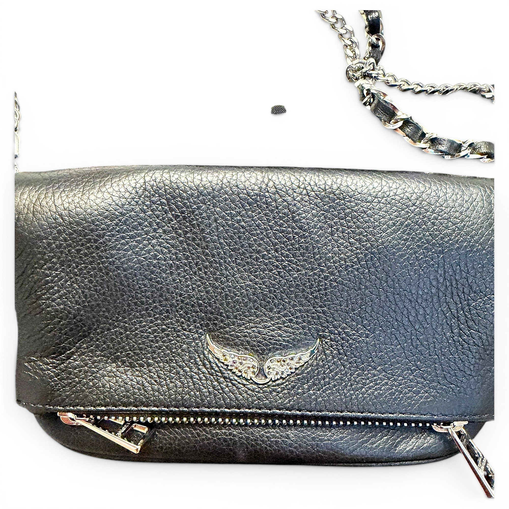 Rock leather handbag