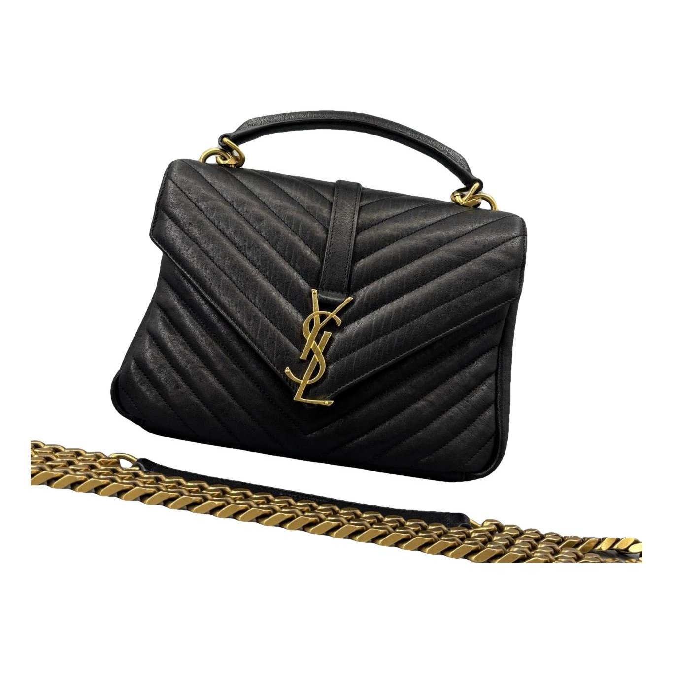 Collége monogramme leather handbag