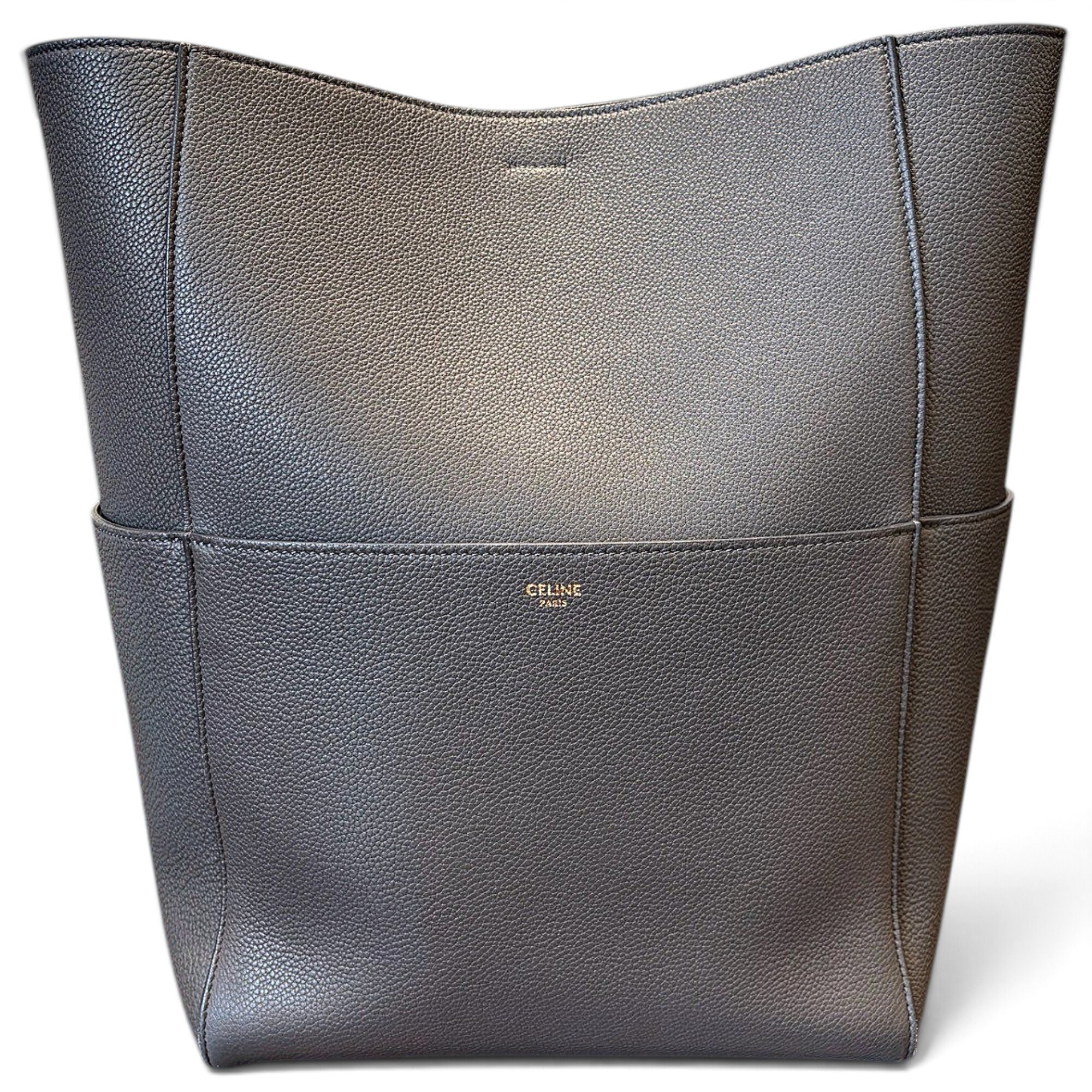 Seau Sangle leather handbag