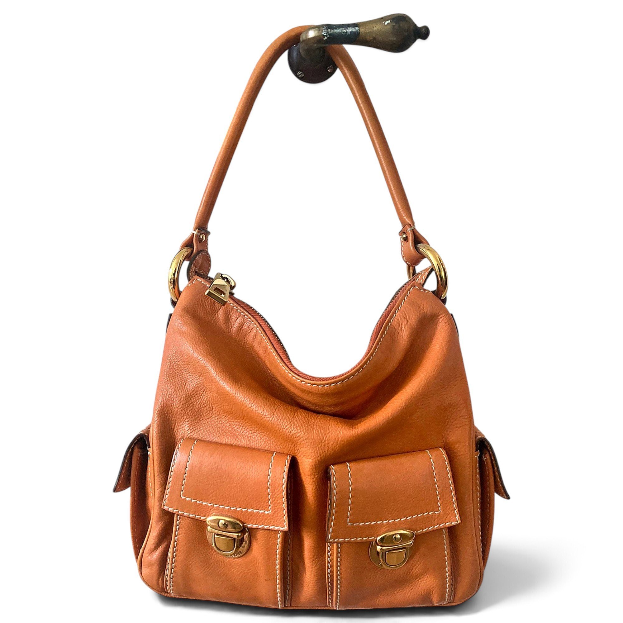 Leather handbag