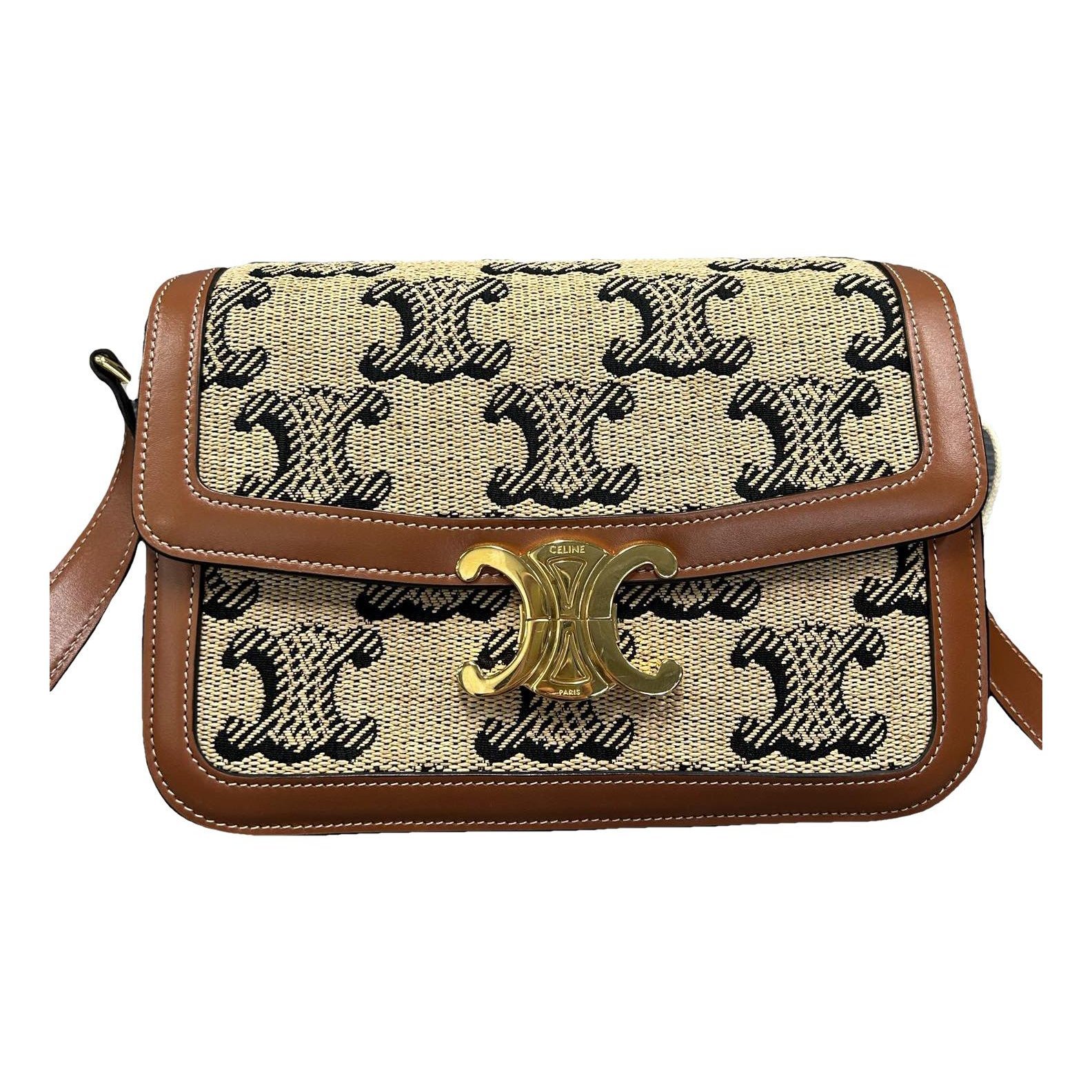 Triomphe cloth handbag