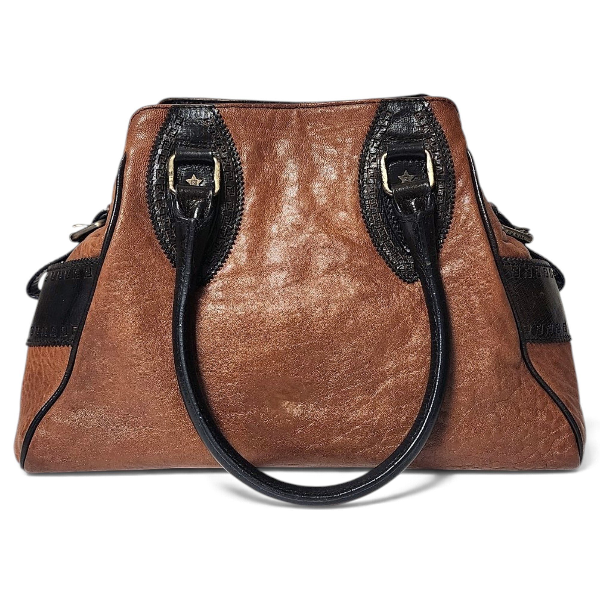 Leather tote
