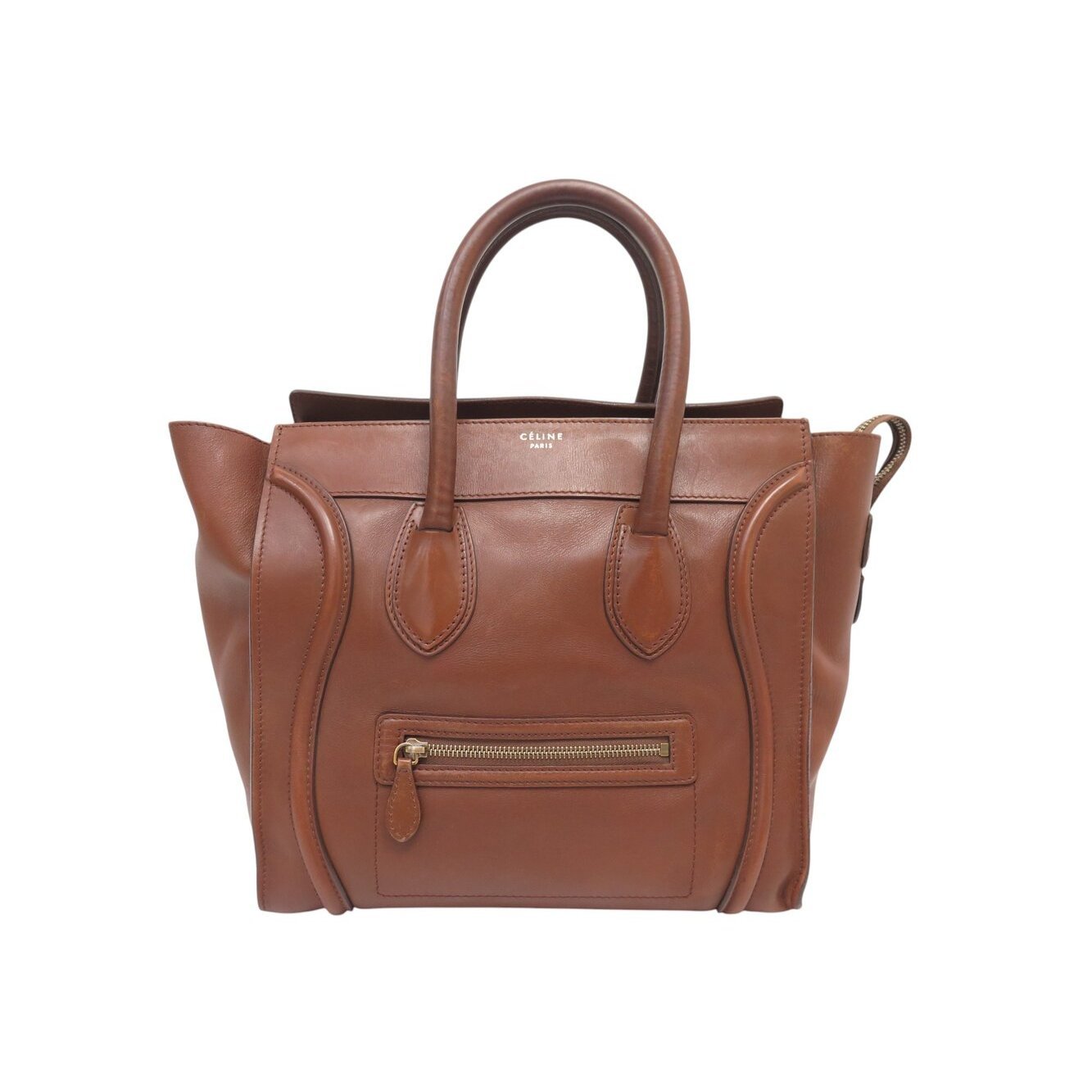 Luggage leather handbag