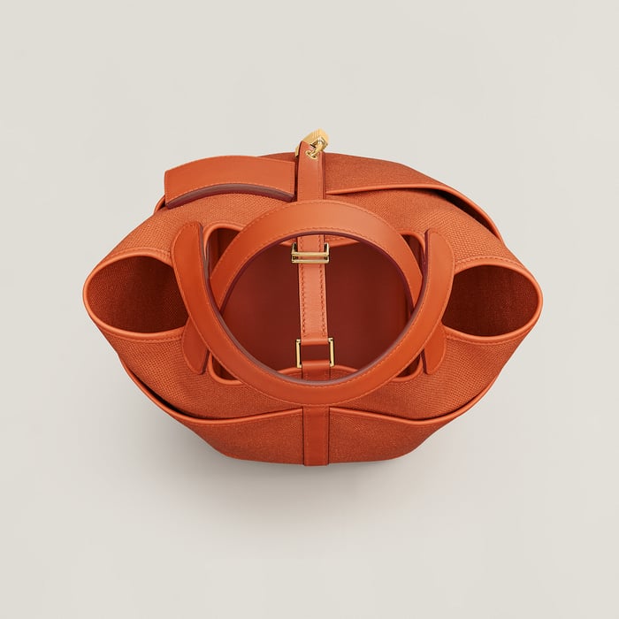 Orange Picotin Lock 18 Pocket Bag