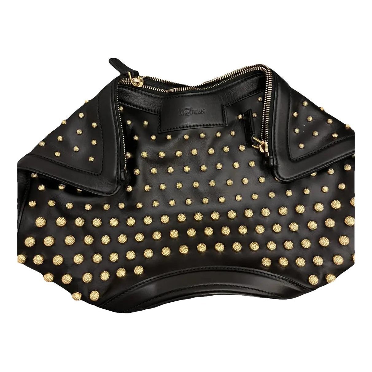 Alexander McQueen Manta leather clutch bag