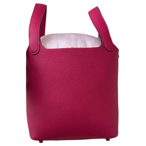 Picotin leather tote