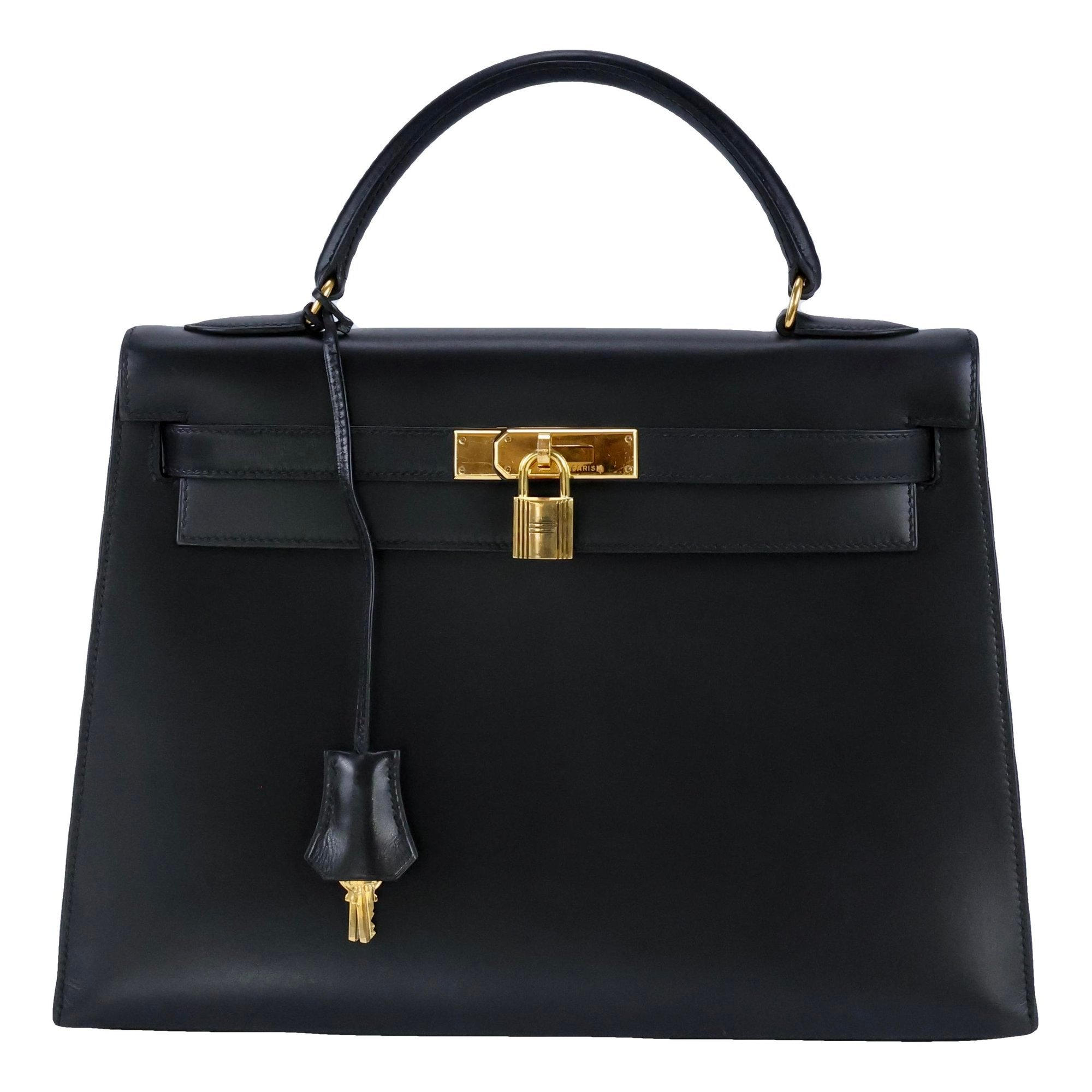 Kelly 32 leather handbag
