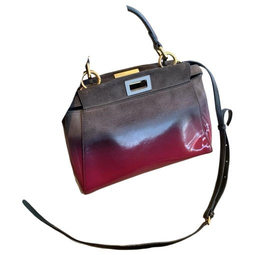 Peekaboo leather handbag