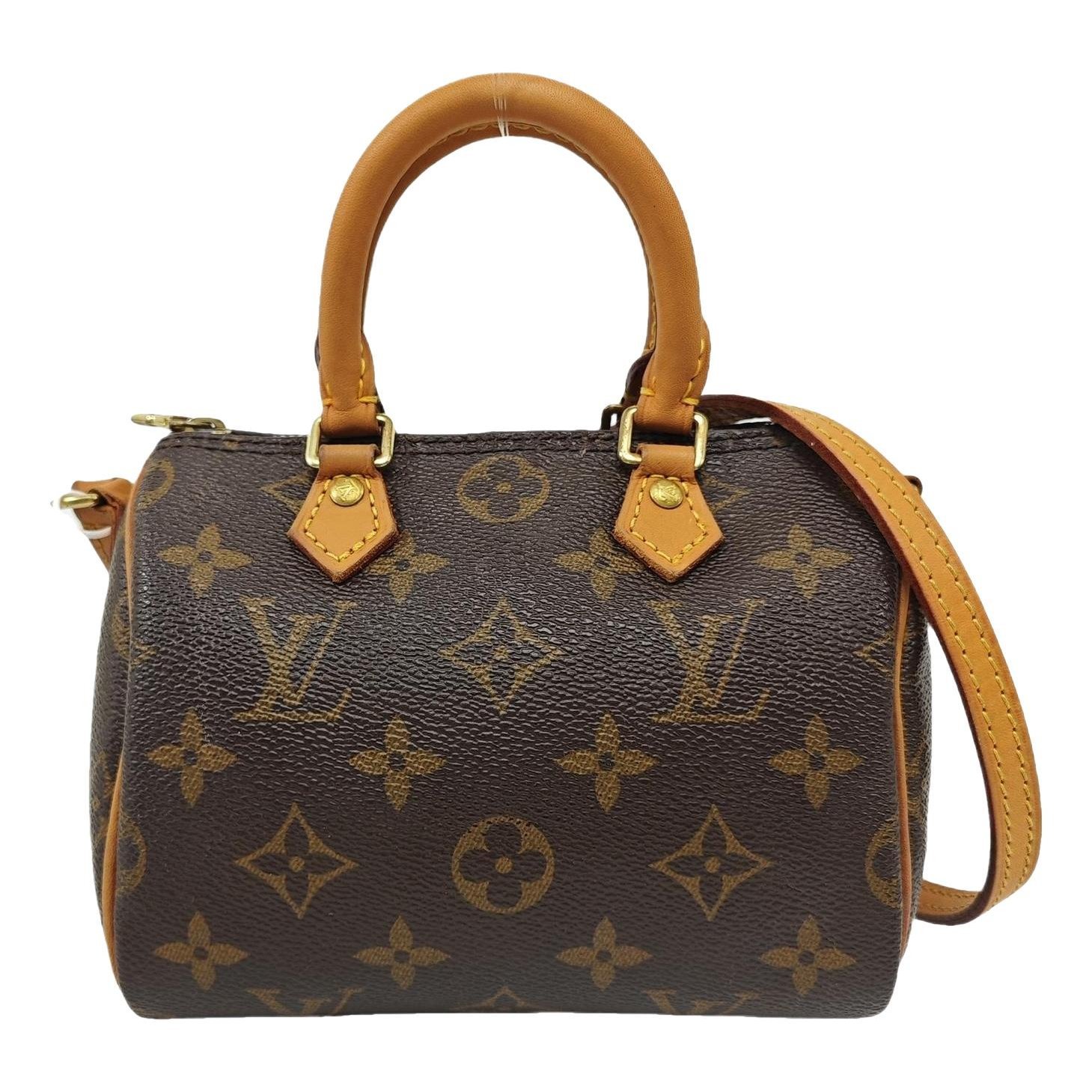 Nano Speedy / Mini HL leather handbag