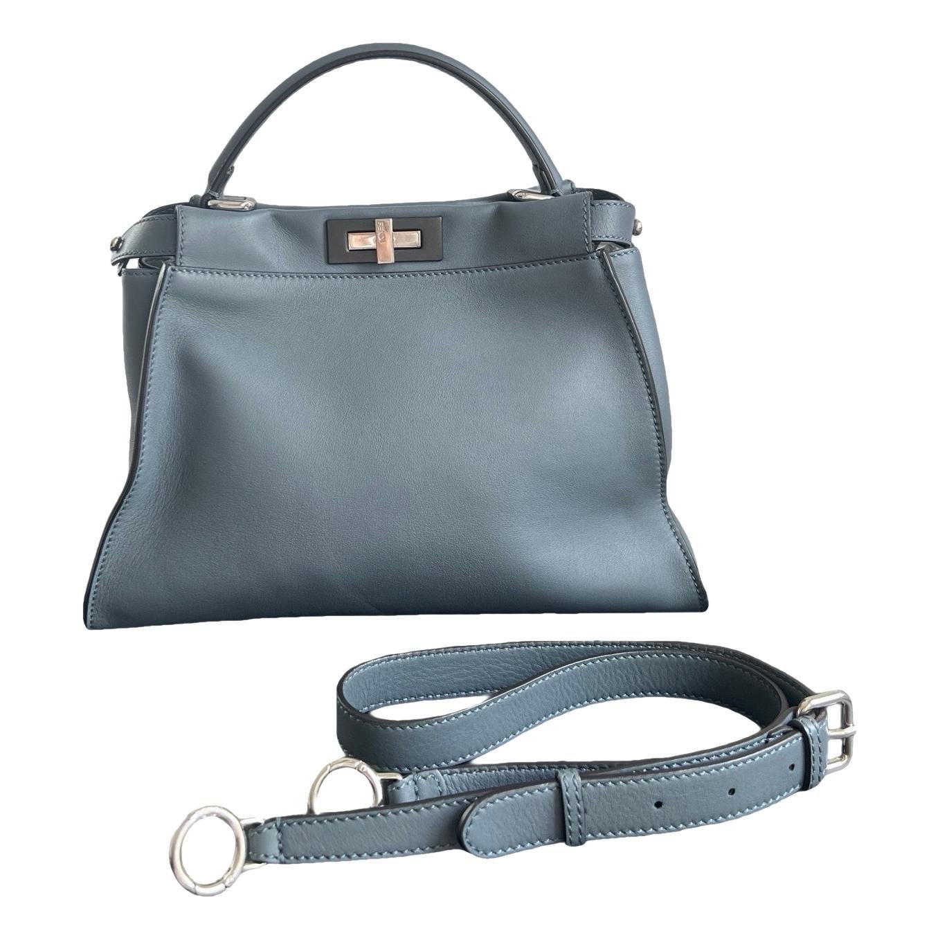 Peekaboo leather handbag