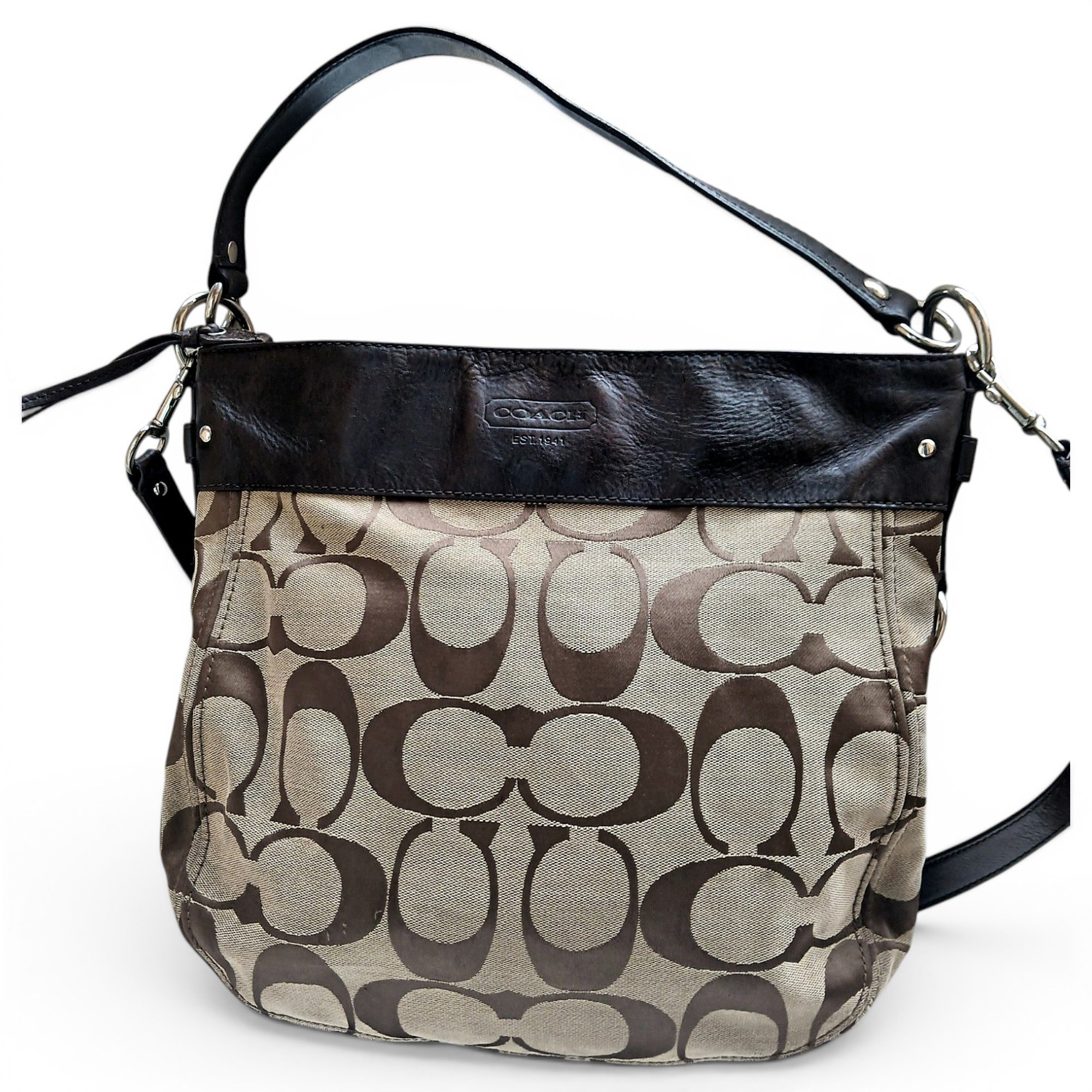 Hamilton Hobo leather handbag