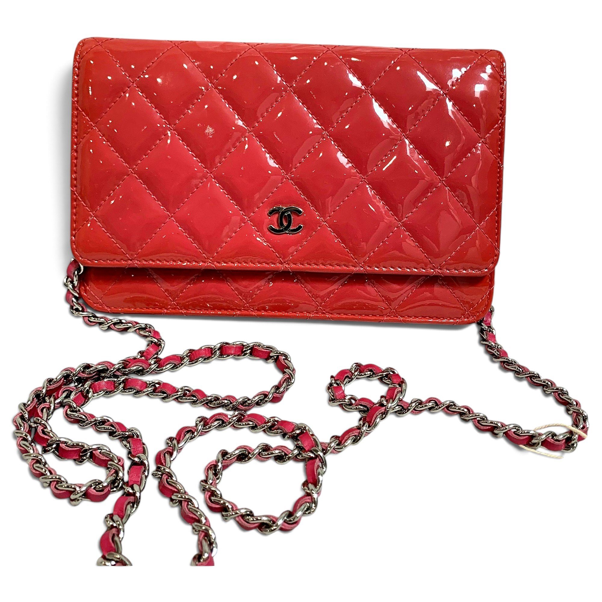 Wallet On Chain Timeless/Classique leather crossbody bag