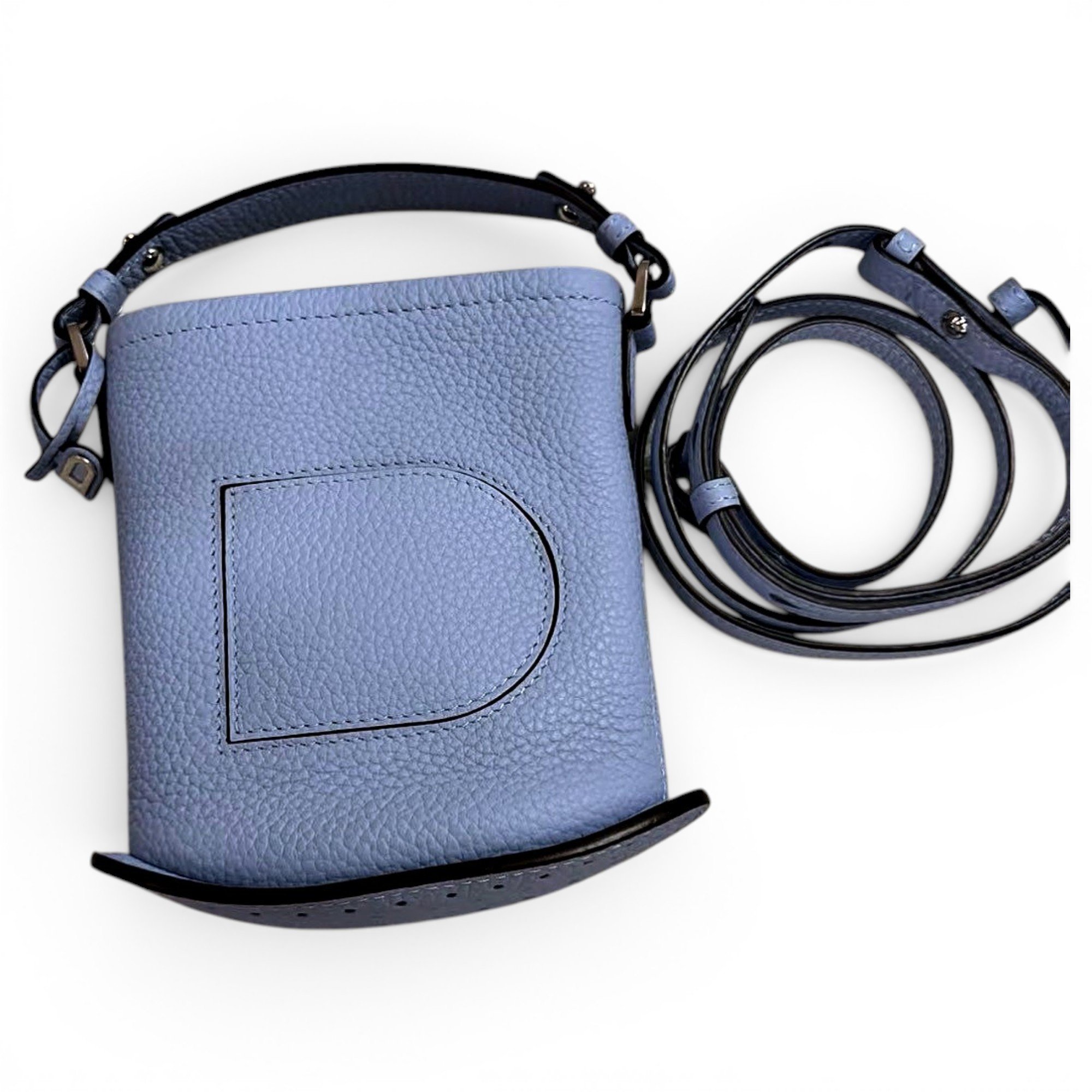 Pin leather handbag