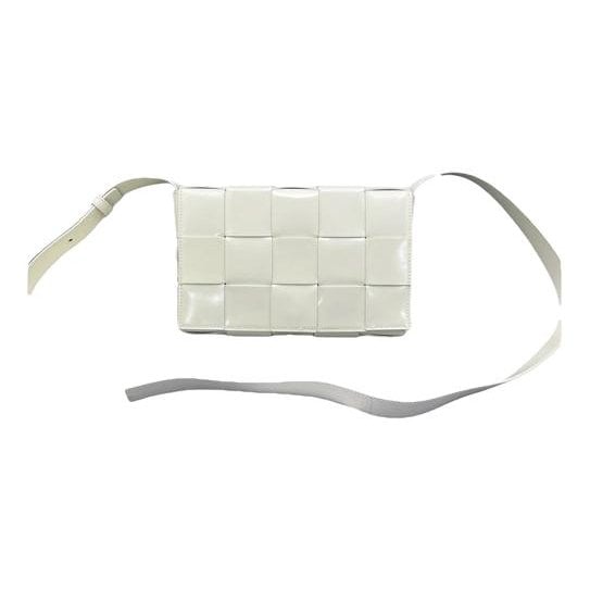 Cassette leather handbag