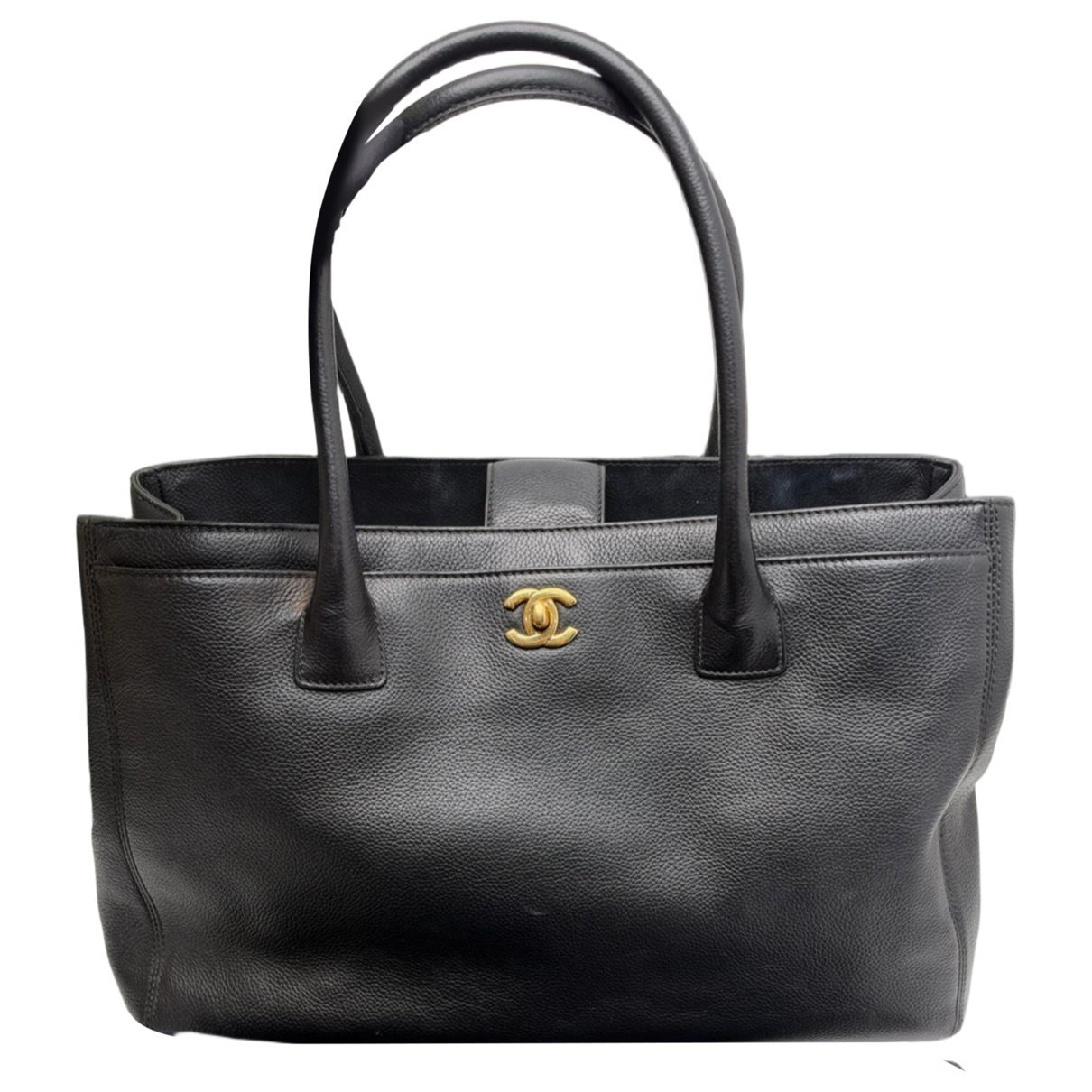 Executive leather tote