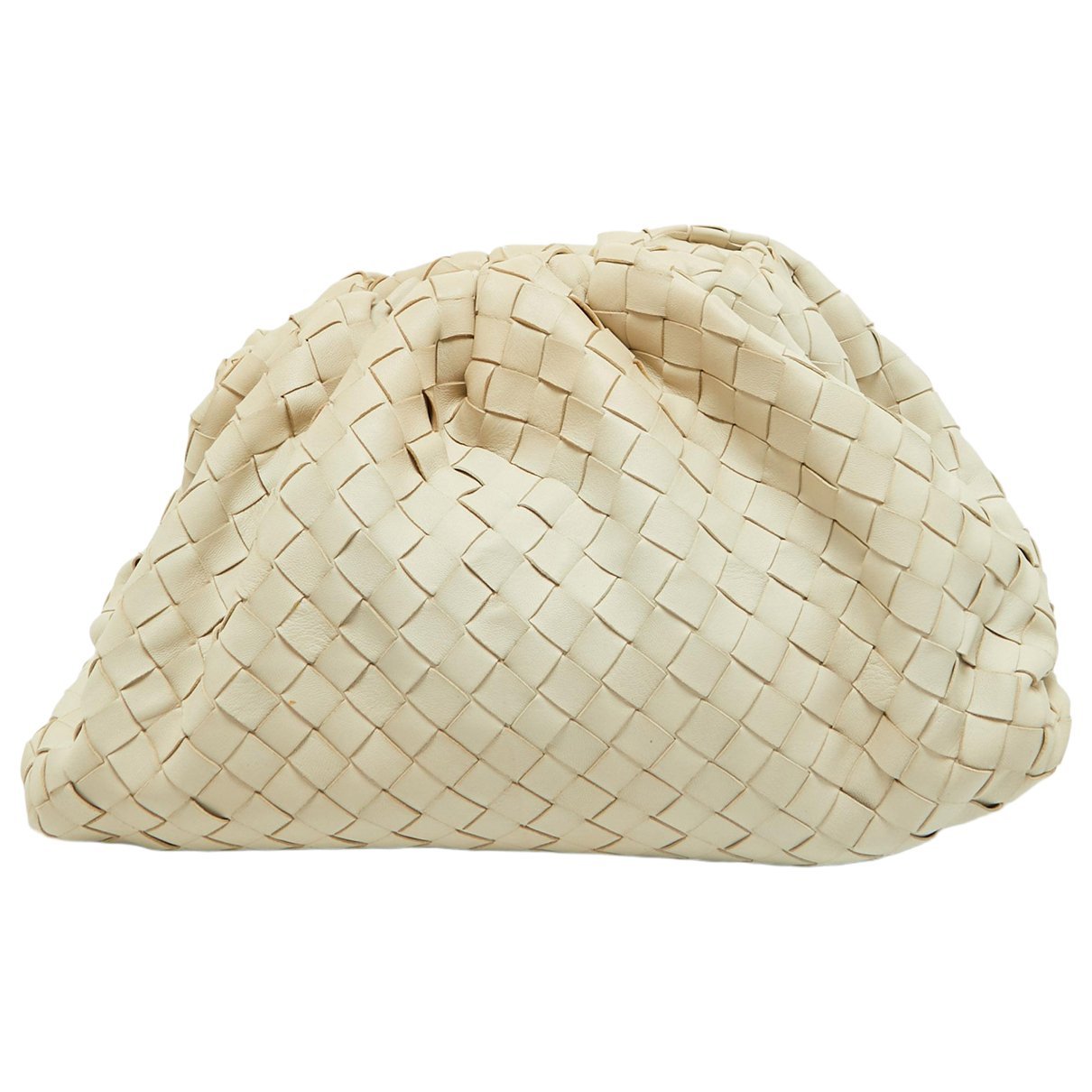 Pouch leather clutch bag