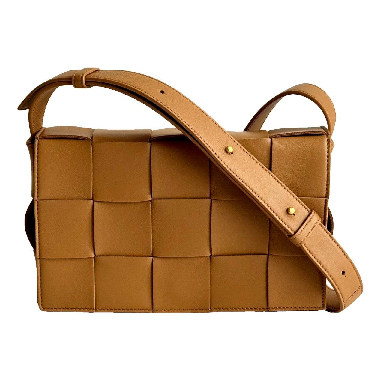 Cassette leather crossbody bag