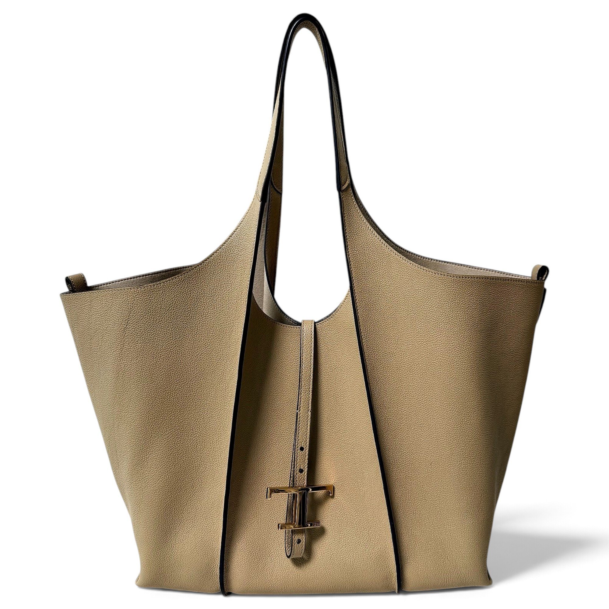 Leather tote
