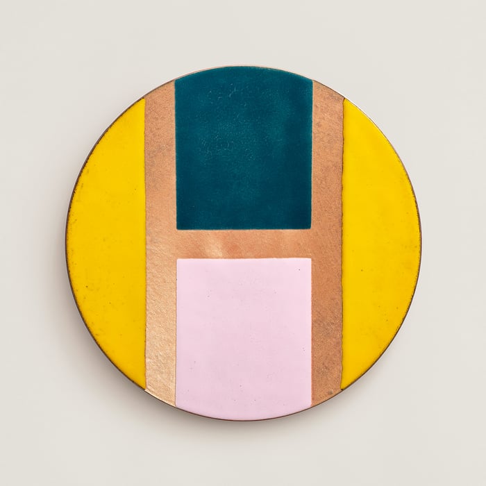 Mimosa Sialk Round Centerpiece, Small Model