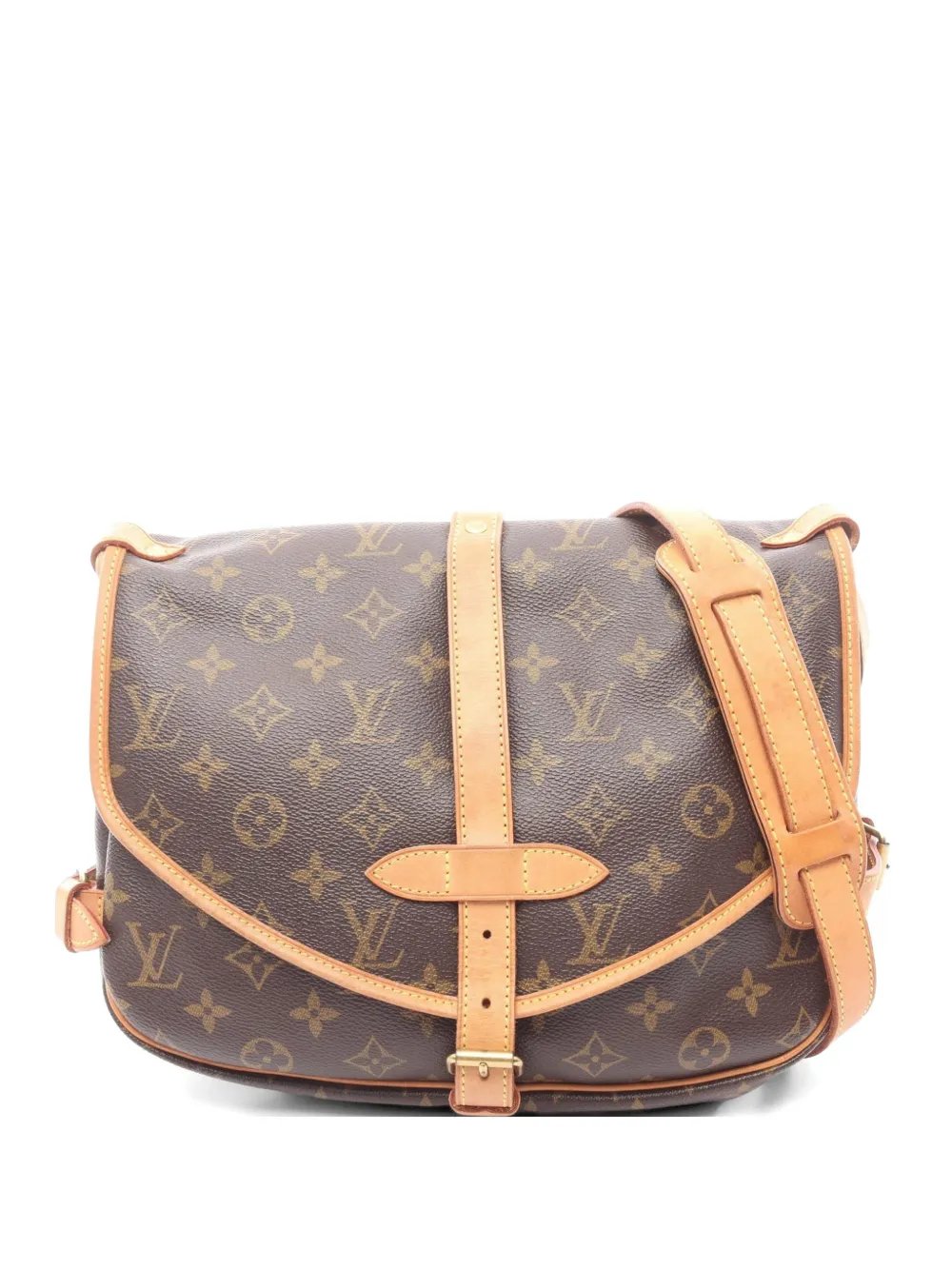 Louis Vuitton 2005 30 Saumur monogram-pattern shoulder bag