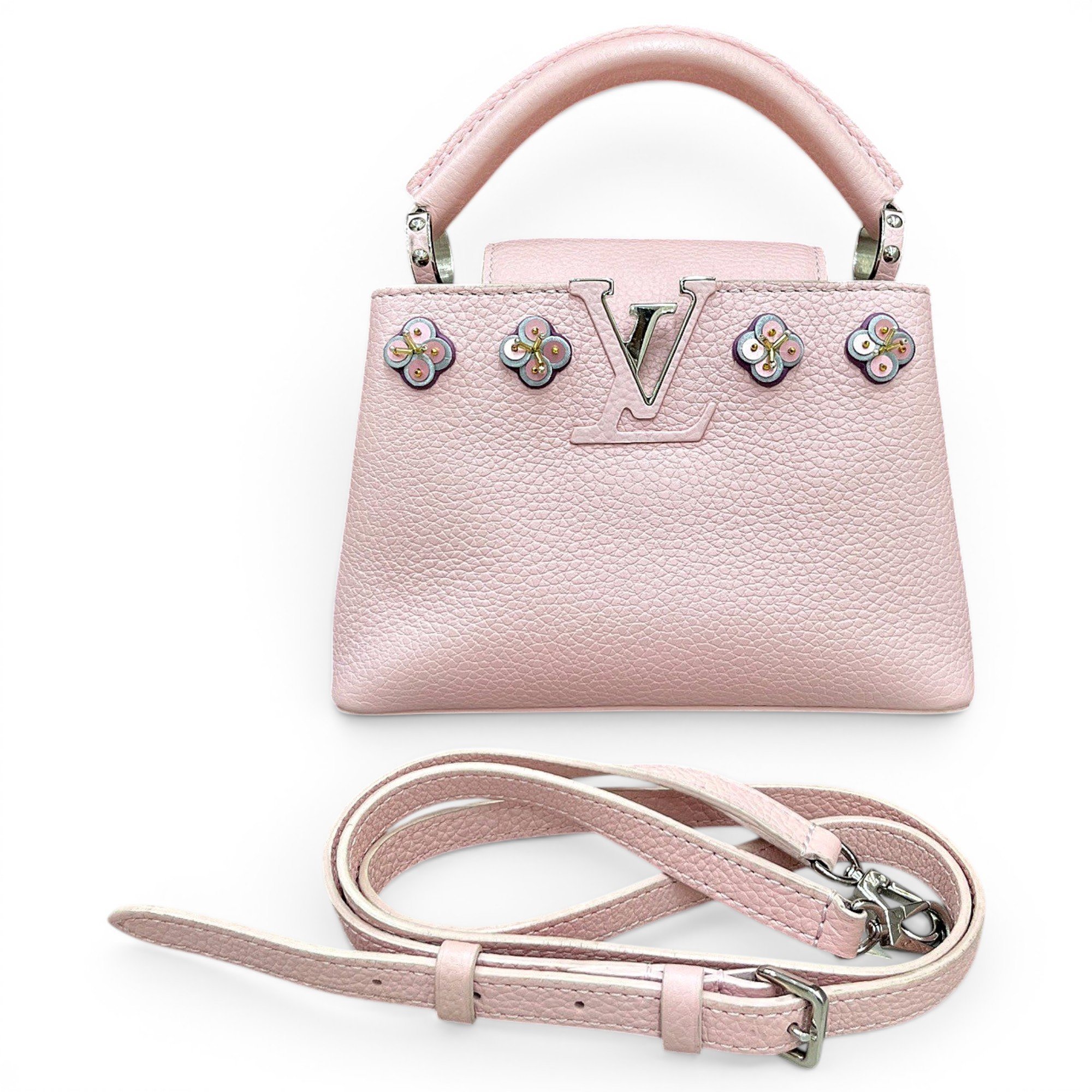 Capucines leather handbag