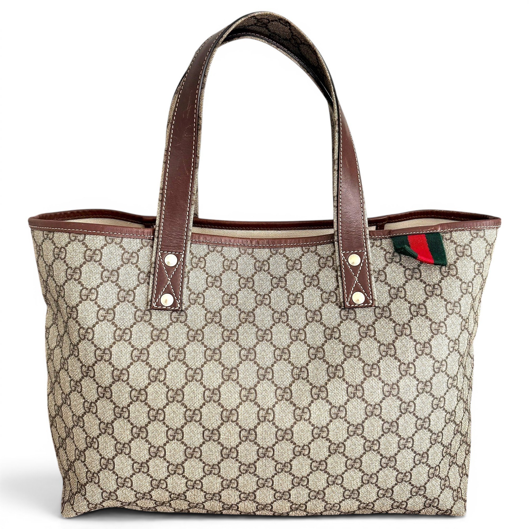 Ophidia patent leather tote